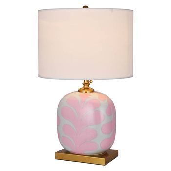 Ceramic Table Lamp LORA HAMPTONS Pink