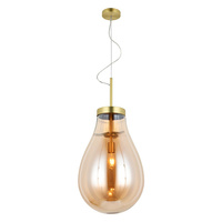 Pendant lamp EDISON L amber
