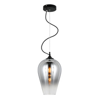 Hanging lamp MORE S silver
