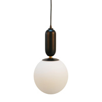 Hanging lamp KULA 250 black modern