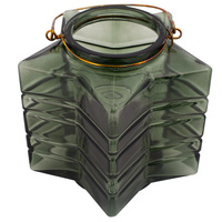 Green STAR Christmas lantern