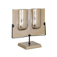 DALAN gold metal vase