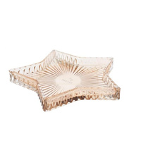 Cream STAR Christmas plate