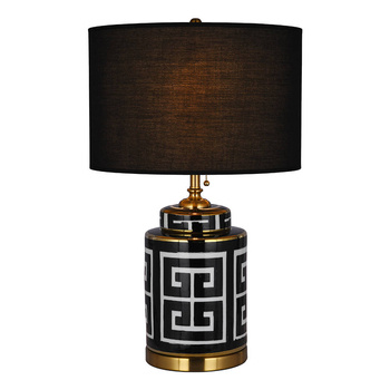 Ceramic Table Lamp DECO Black