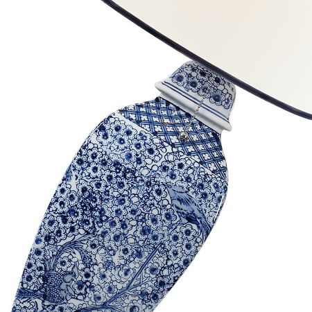 Ceramic Table Lamp DIANA HAMPTONS Navy LUXE