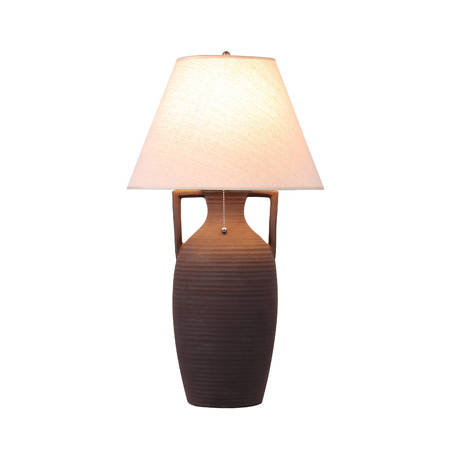 Ceramic Table Lamp HELLADA brown