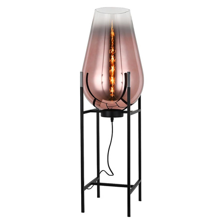 Floor lamp MORE copper black