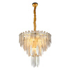Pendant lamp chandelier SOPEL gold