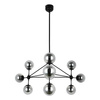 Pendant lamp chandelier SPUTNIK black