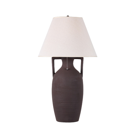 Ceramic Table Lamp HELLADA brown
