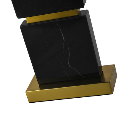 MARGARET black marble table lamp