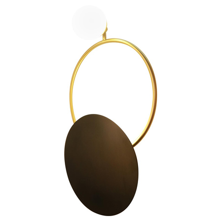 Wall lamp EYES WALL black gold