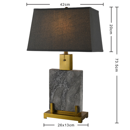 MADELINE marble table lamp