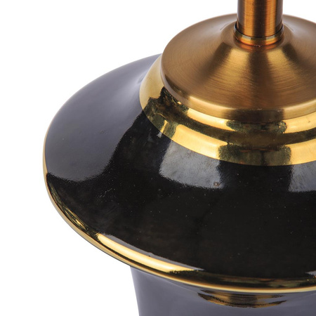 Lampa stołowa ceramiczna MODERN czarna