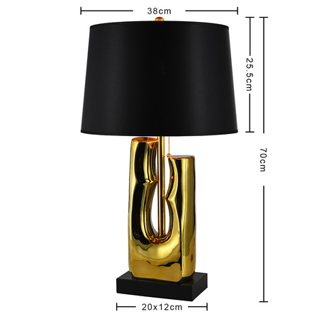 Lampa stołowa RENE złota