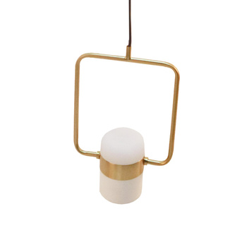 Lampa wisząca BIP złota biała