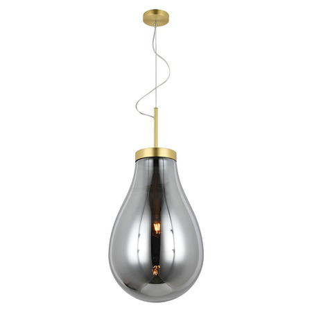 Lampa wisząca EDISON L szara