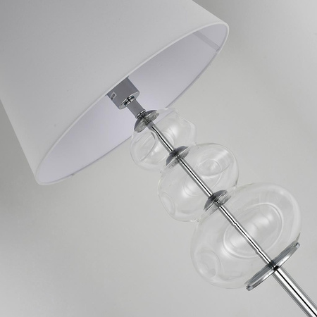 Floor lamp MARTINA silver white