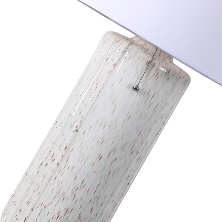 Lampa stołowa ceramiczna LATTE biała