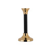 Orvil candlestick small golden black