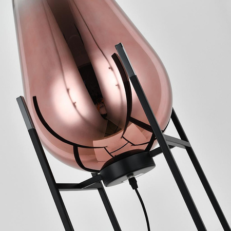 Floor lamp MORE copper black