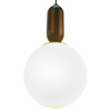 Pendant lamp KULA 200 black modern