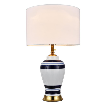 Ceramic Table Lamp ANCONA HAMPTONS Navy