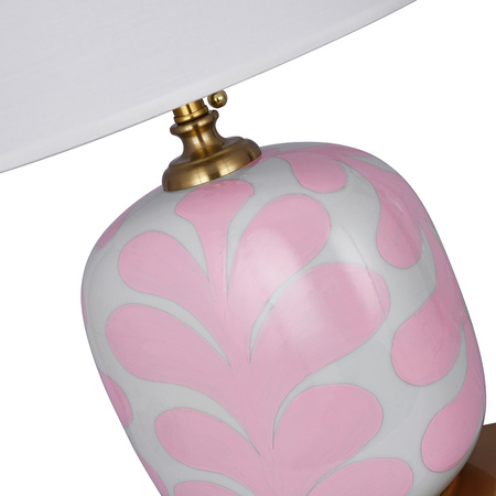 Ceramic Table Lamp LORA HAMPTONS Pink