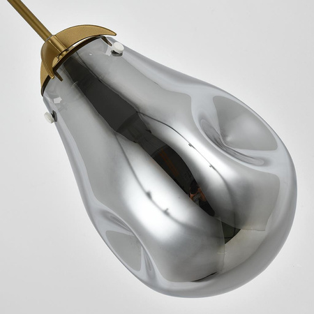 Hanging lamp PEAR gray