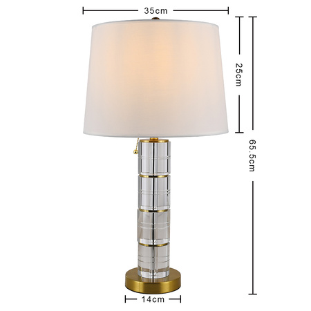 Lampa stołowa kryształowa CORINTHIA