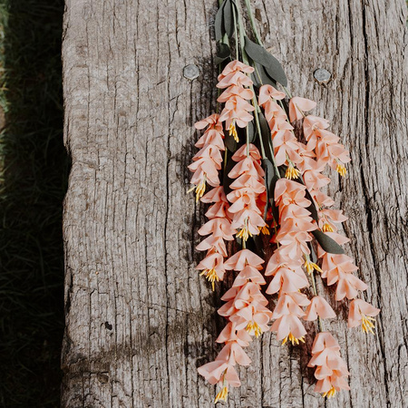 Kurkuma różowa - bukiet 3 szt.- kwiaty sztuczne piankowe