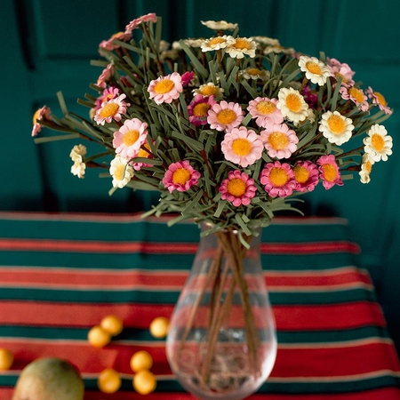 Margaretki różowe -bukiet 5 szt.