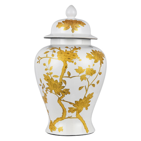 BUENO ceramic amphora container white