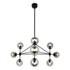 Pendant lamp chandelier SPUTNIK black