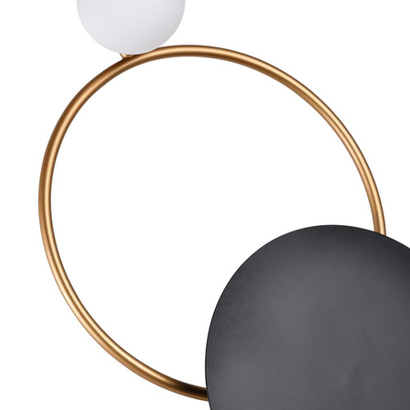 Wall lamp EYES WALL black gold