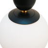 Lampa wisząca  KULA 150 czarna nowoczesna