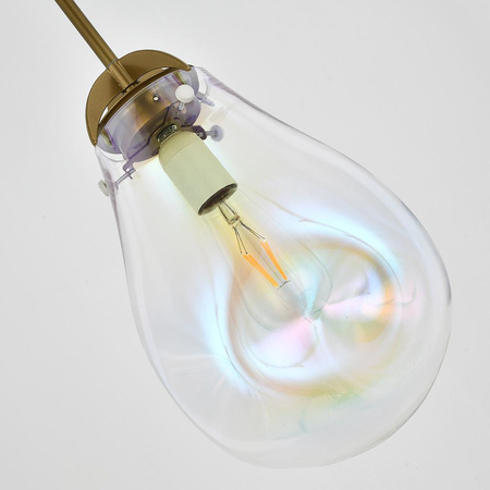 Lampa wisząca GRUSZKA tęczowa