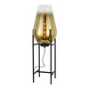Floor lamp MORE black gold