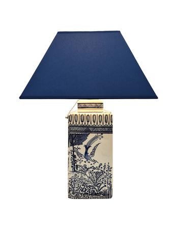 Ceramic Table Lamp LADY HAMPTONS Navy