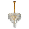 Pendant lamp chandelier SOPEL gold