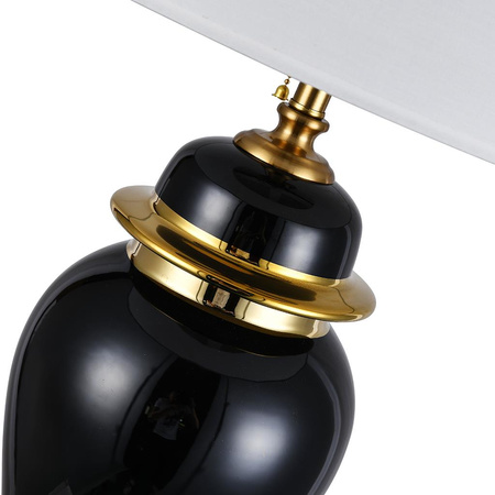 Ceramic Table Lamp Ronda Black