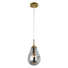Hanging lamp PEAR gray