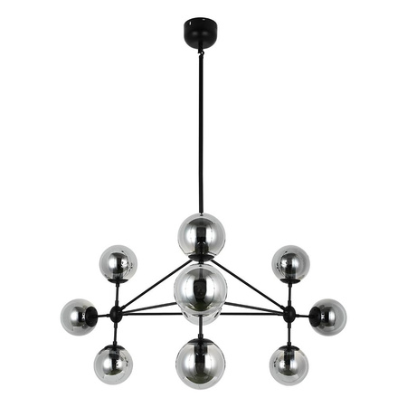 Pendant lamp chandelier SPUTNIK black