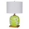 Ceramic Table Lamp LORA Lime yellow