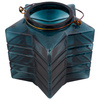 STAR blue Christmas lantern