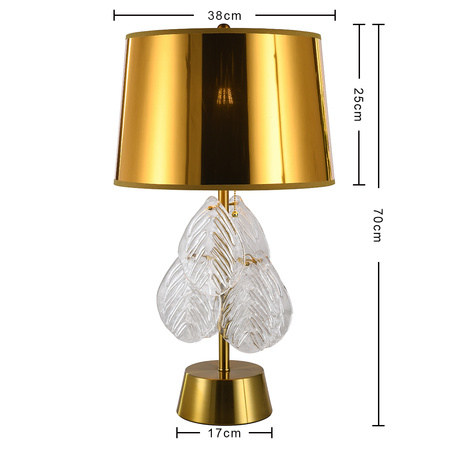 Lampa stołowa kryształowa CHARLOTTE