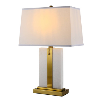 MAYA white marble table lamp