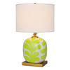 Ceramic Table Lamp LORA Lime yellow