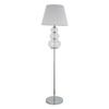 Floor lamp MARTINA silver white