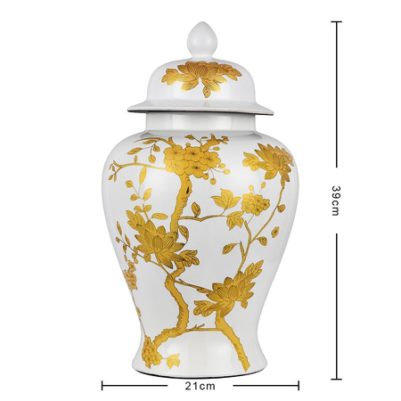 Pojemnik Amfora ceramiczna BUENO biała